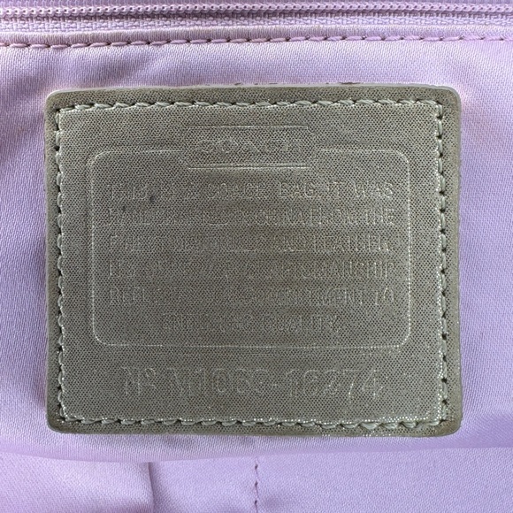 Coach Poppy Cream Shoulder Bag - Picture 8 of 8